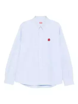 Хлопковая рубашка Boke Flower KENZO, синий