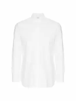 Хлопковая рубашка Brioni, белый