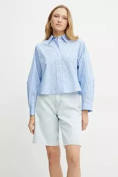 Хлопковая рубашка Brittney Ivy Oak, синий