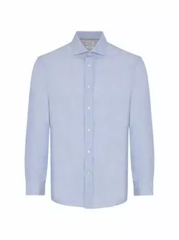 Хлопковая рубашка Brunello Cucinelli