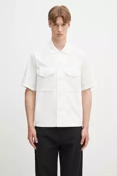 Хлопковая рубашка C.P. Company, бежевый