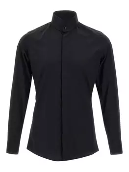 Хлопковая рубашка Carlo Pignatelli, черный