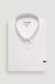 Хлопковая рубашка CH2933. Lacoste, белый