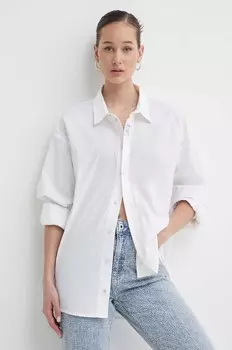 Хлопковая рубашка Champion, бежевый