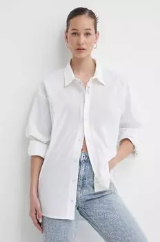 Хлопковая рубашка Champion, бежевый