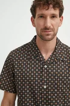 Хлопковая рубашка chemisette lloyd A.P.C., черный