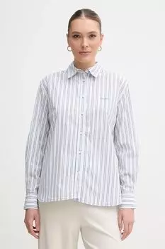 Хлопковая рубашка CLEVER Pepe Jeans, белый