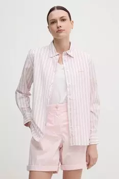 Хлопковая рубашка CLEVER Pepe Jeans, белый