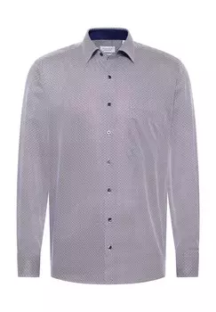 Хлопковая рубашка COMFORT FIT ETERNA, цвет Blau/rot