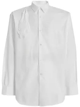 Хлопковая рубашка Comme Des Garons Shirt, белый