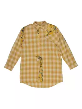 Хлопковая рубашка COMMUNS, желтый