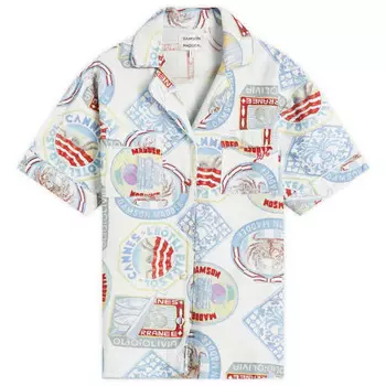 Хлопковая рубашка Damson Madder, мультиколор