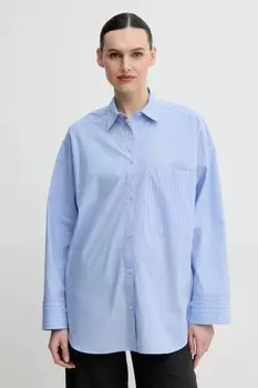 Хлопковая рубашка DERRIS By Malene Birger, синий