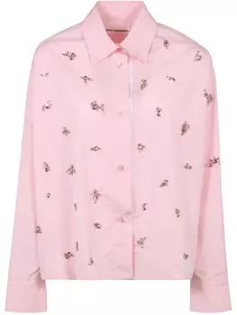 Хлопковая рубашка DES PHEMMES, розовый