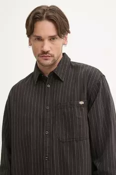 Хлопковая рубашка Dickies, черный