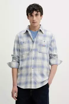 Хлопковая рубашка Dickies, синий