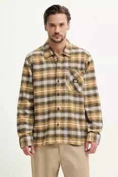 Хлопковая рубашка Dickies, желтый