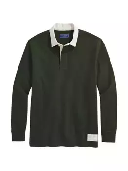 Хлопковая рубашка для регби Vineyard Vines, цвет forest olive