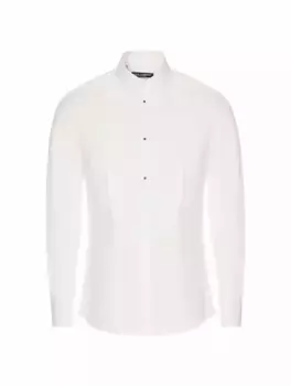 Хлопковая рубашка Dolce&Gabbana, белый