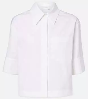 Хлопковая рубашка Eliot Sportmax, BIanco Ottico