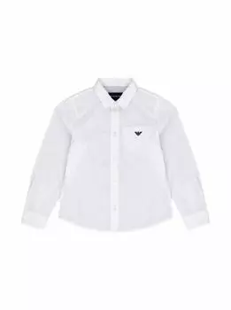 Хлопковая рубашка EMPORIO ARMANI