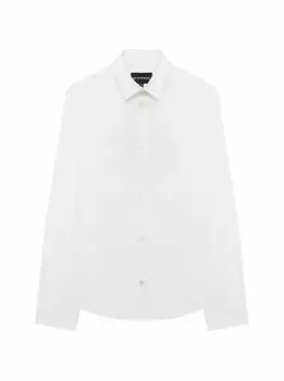 Хлопковая рубашка EMPORIO ARMANI