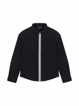 Хлопковая рубашка EMPORIO ARMANI