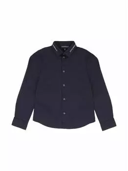 Хлопковая рубашка EMPORIO ARMANI