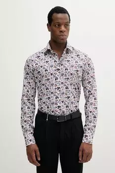 Хлопковая рубашка Eton, белый