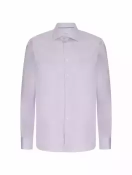 Хлопковая рубашка Eton, фиолетовый