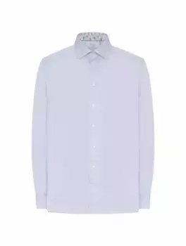 Хлопковая рубашка Eton, голубой