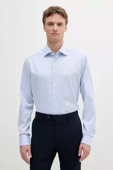 Хлопковая рубашка Eton, синий