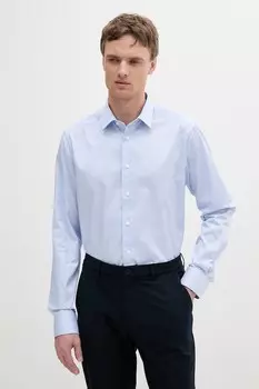 Хлопковая рубашка Eton, синий