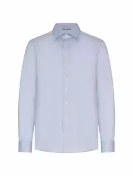 Хлопковая рубашка Eton, синий