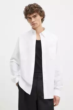 Хлопковая рубашка Filippa K, белый