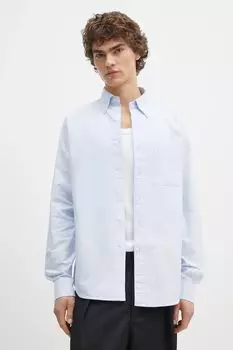 Хлопковая рубашка Filippa K, синий