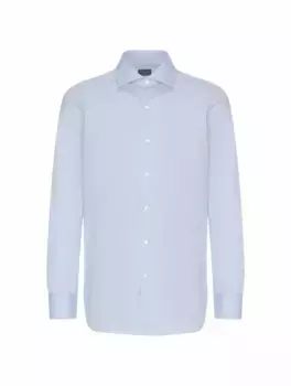 Хлопковая рубашка Finamore, синий