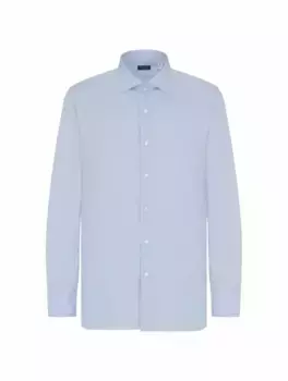 Хлопковая рубашка Finamore, синий