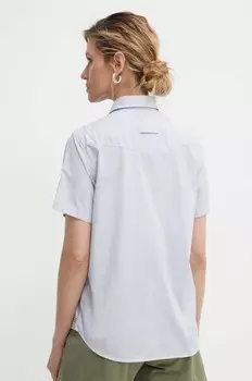 Хлопковая рубашка G-Star Raw, синий