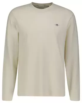 Хлопковая рубашка Gant, белый