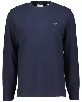 Хлопковая рубашка Gant, синий