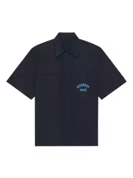 Хлопковая рубашка Givenchy, синий