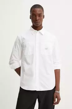 Хлопковая рубашка Guess Jeans, белый