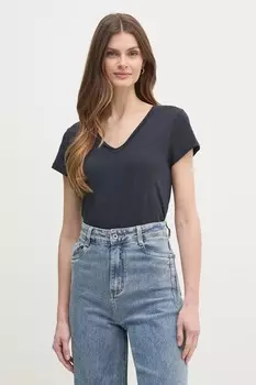 Хлопковая рубашка Guess Jeans, розовый