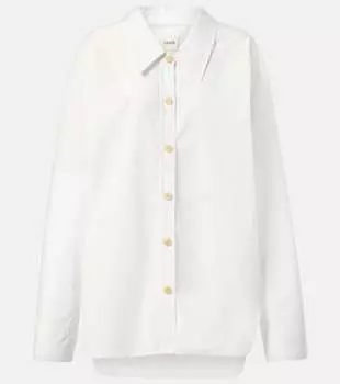 Хлопковая рубашка Herschel Khaite, Chalk