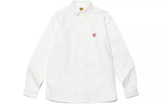 Хлопковая рубашка HUMAN MADE, синий