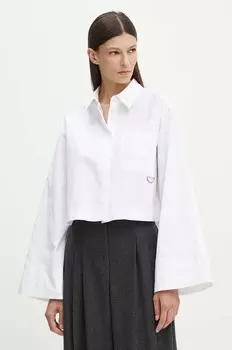 Хлопковая рубашка Iceberg, белый