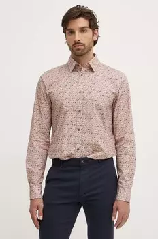 Хлопковая рубашка Joop!, бежевый