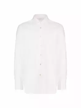 Хлопковая рубашка Kiton, белый