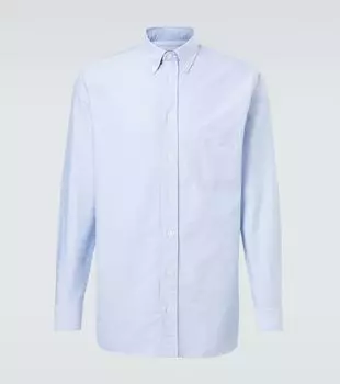 Хлопковая рубашка Lardini, светло-синий